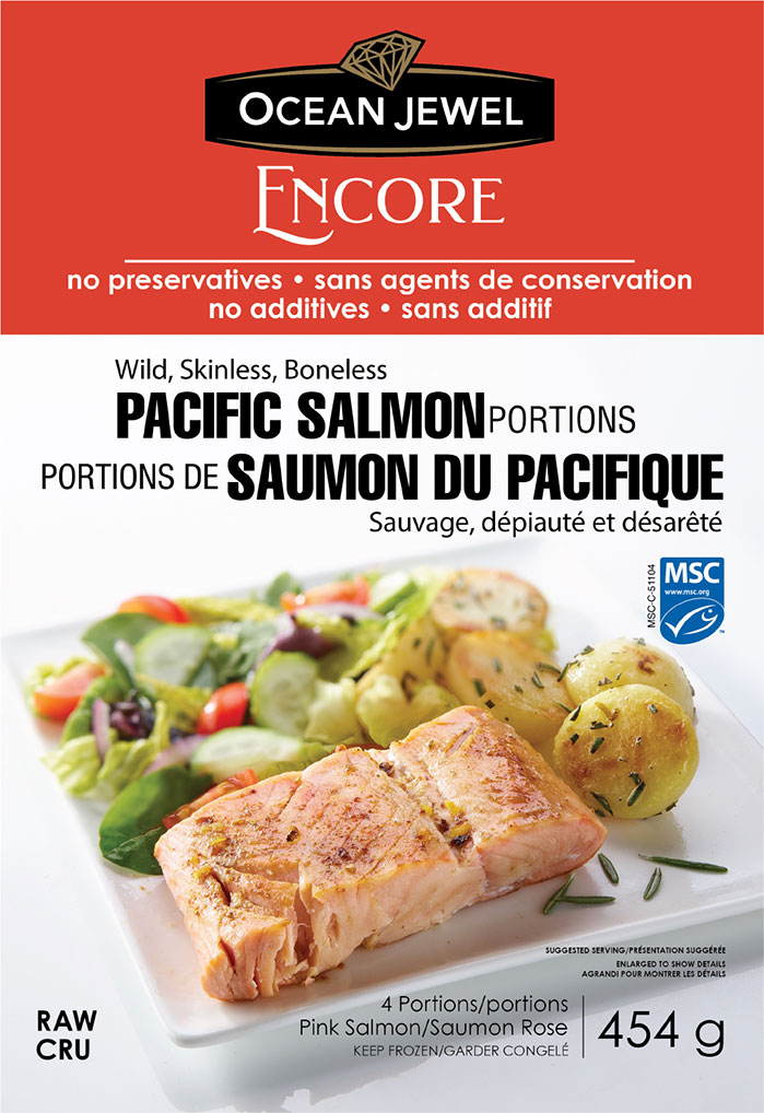 Ocean Jewel Encore™ Pacific Salmon Portions