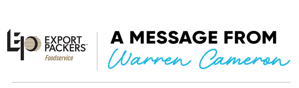 A message from Warren Cameron